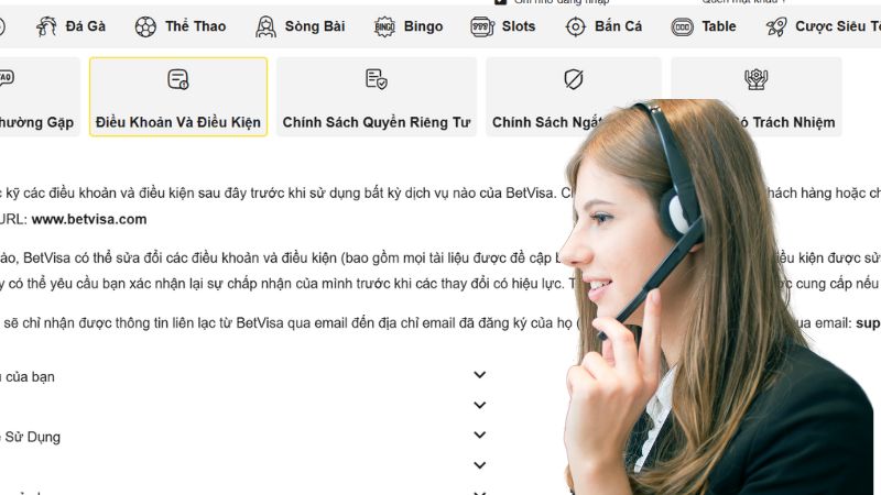  Trách nhiệm người chơi cược cần đồng ý với các điều khoản